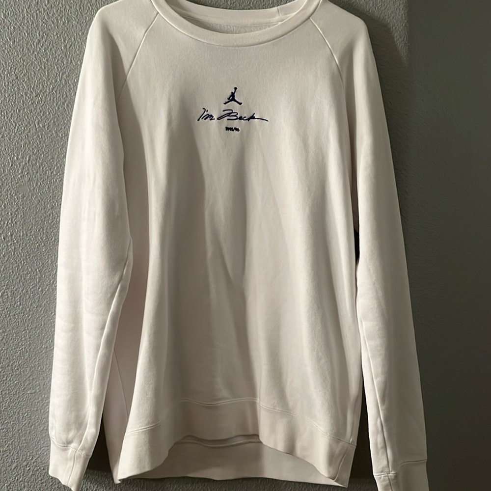 COPY - Jordan I’m back 1995/1996 white crew neck